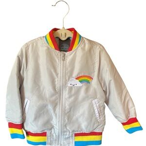 Whistle & Flute Rainbow Bomber Jacket 12-18 months